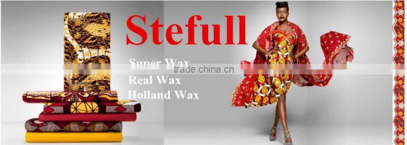 Stefull african wax print high quality 100% cotton english wax print