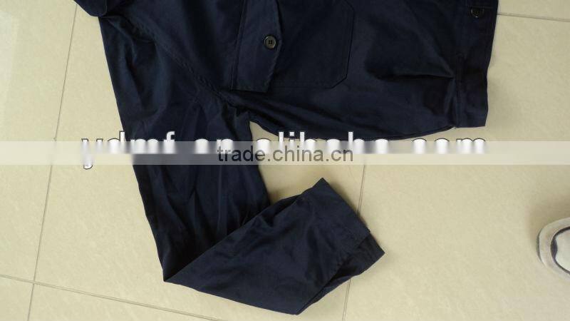 navy blue hot sale men's 100% cotton Jacket workwear