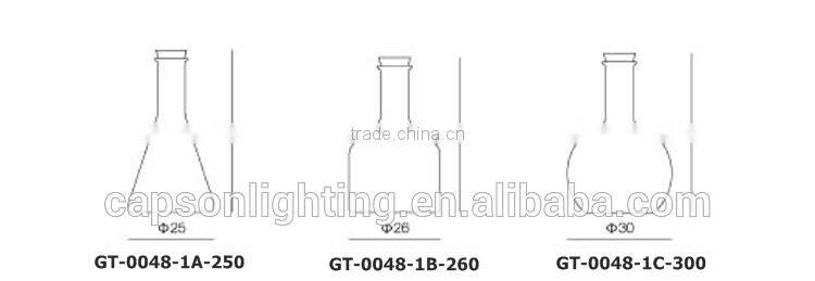 RoSH CE 110-220V white glass table lamp; glass table lamp