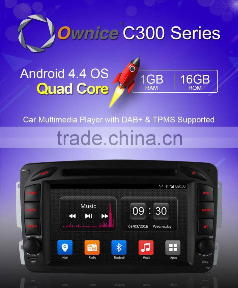 Wholesale price quad core Android 4.4 Car GPS for Mercedes Benz built in wifi bluetooth