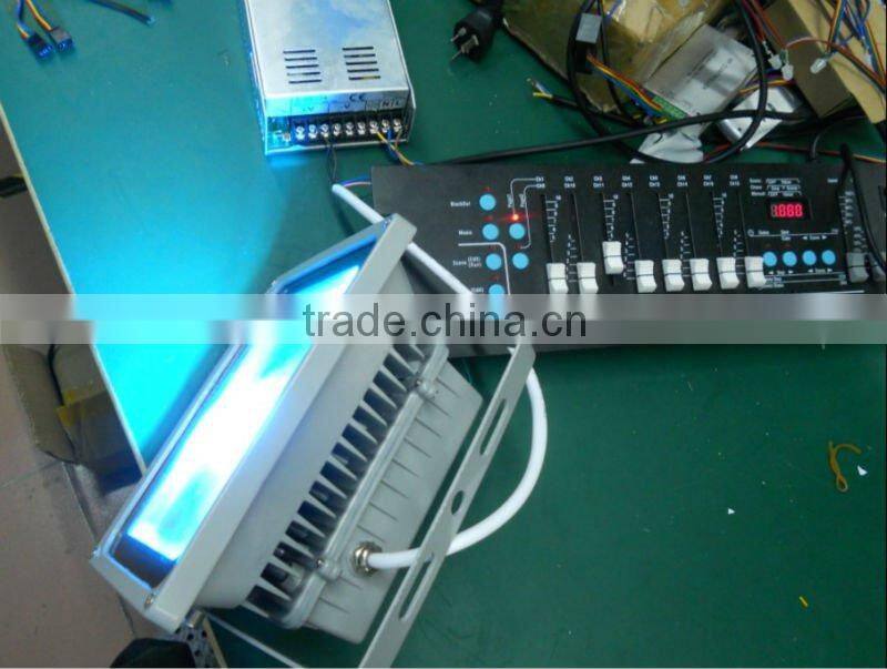 30W RGB DMX flood light,DC24V input;can be controlled by dmx controller directly
