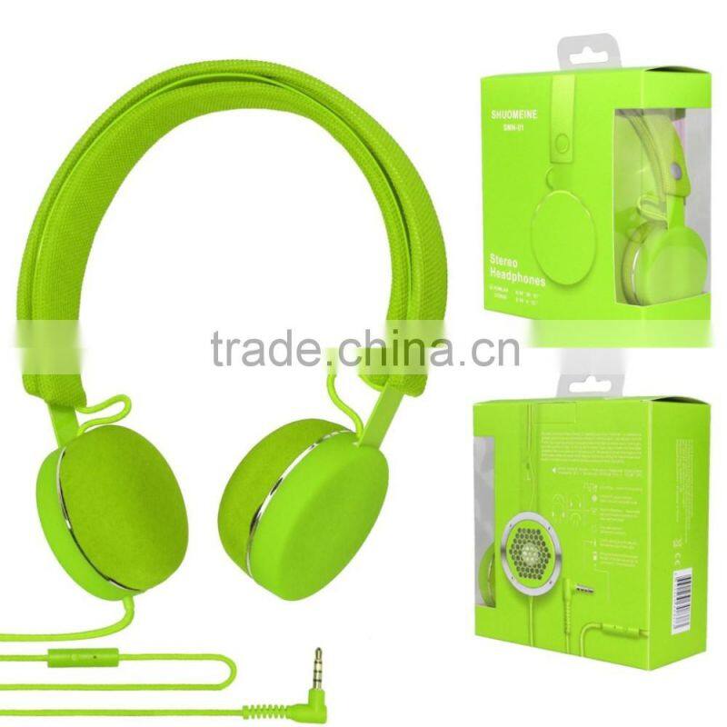 China supplied cheap folding headphone quality earphones