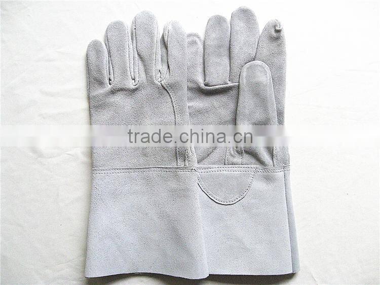 Factory Price Cow Split Leather Welding Gloves Exporters Of Faisalabad
