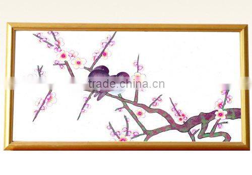 Rectangular gold finished wooden photo picture frame wholesale