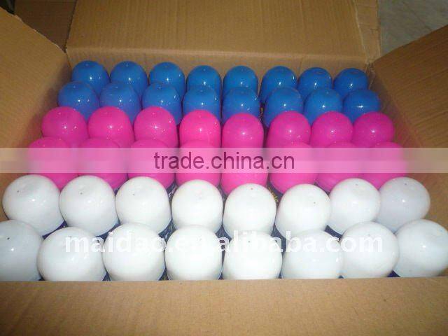 Artificial silly string for weeding