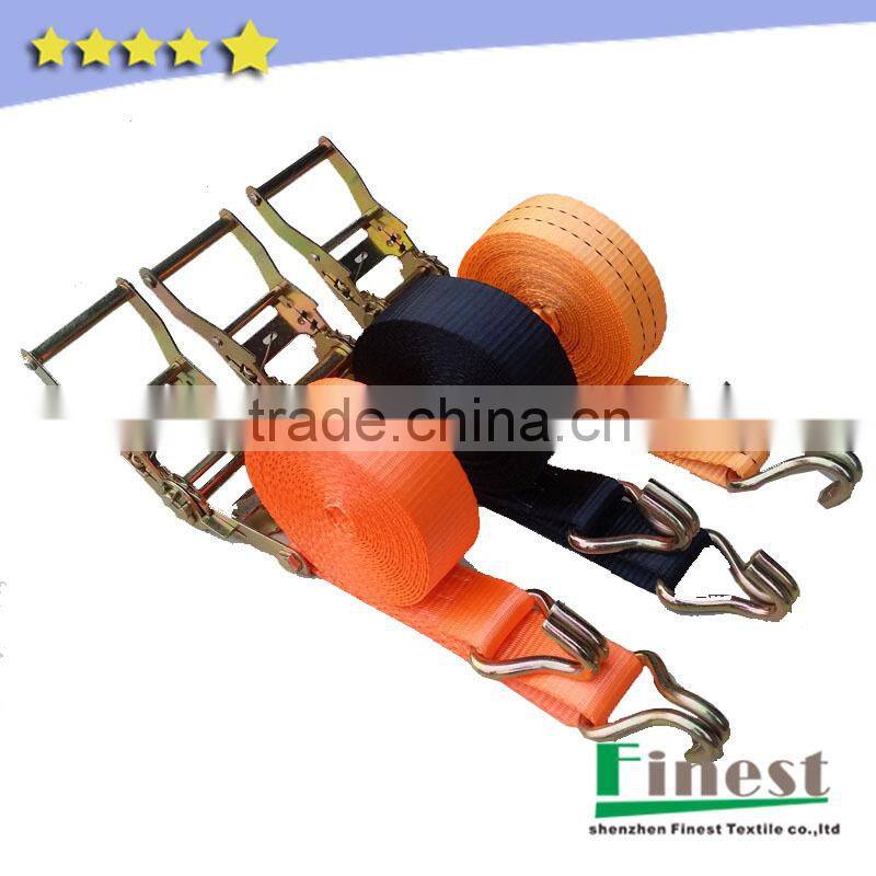 High strength Polyester Rachet lashing strap