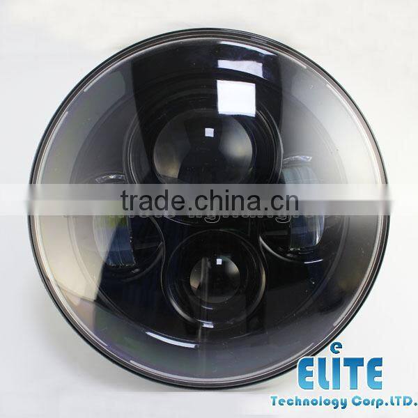 7 inch round led headlight angel eyes 12V 24V