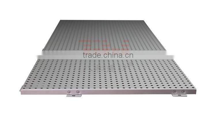 Construction materials interior aluminum perforated panel