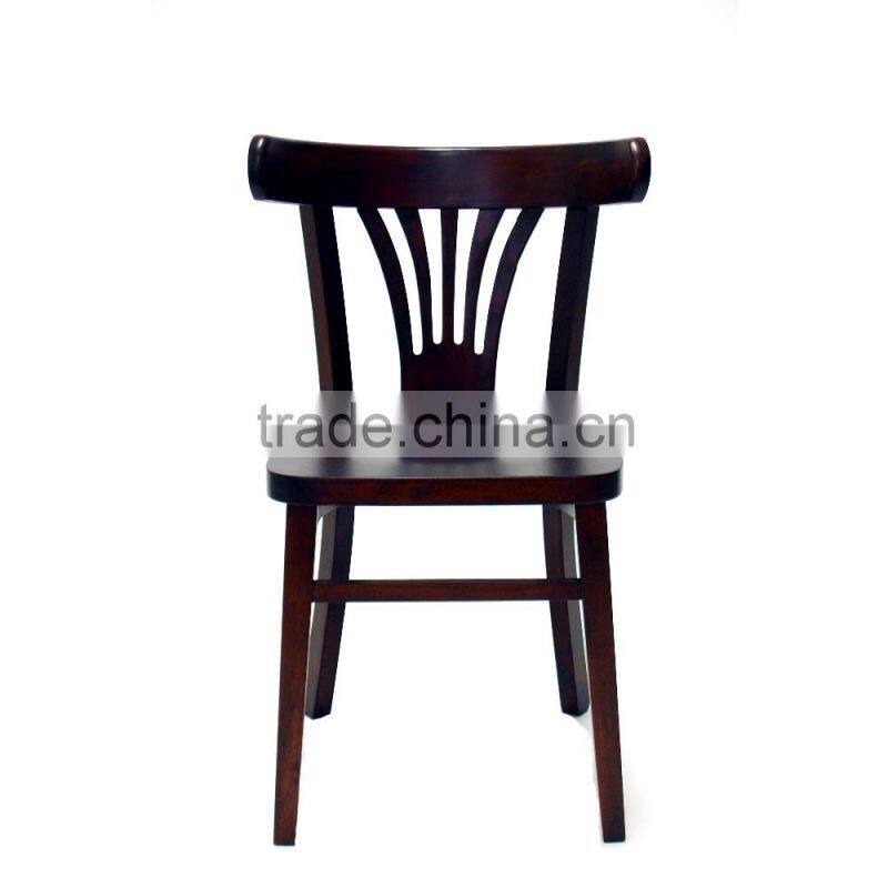 Country garden modern fabric hotel arm wooden teak dining table and chair