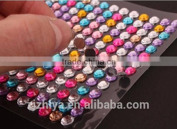 wholesale korean crystal self adhesive rhinestones wholesale