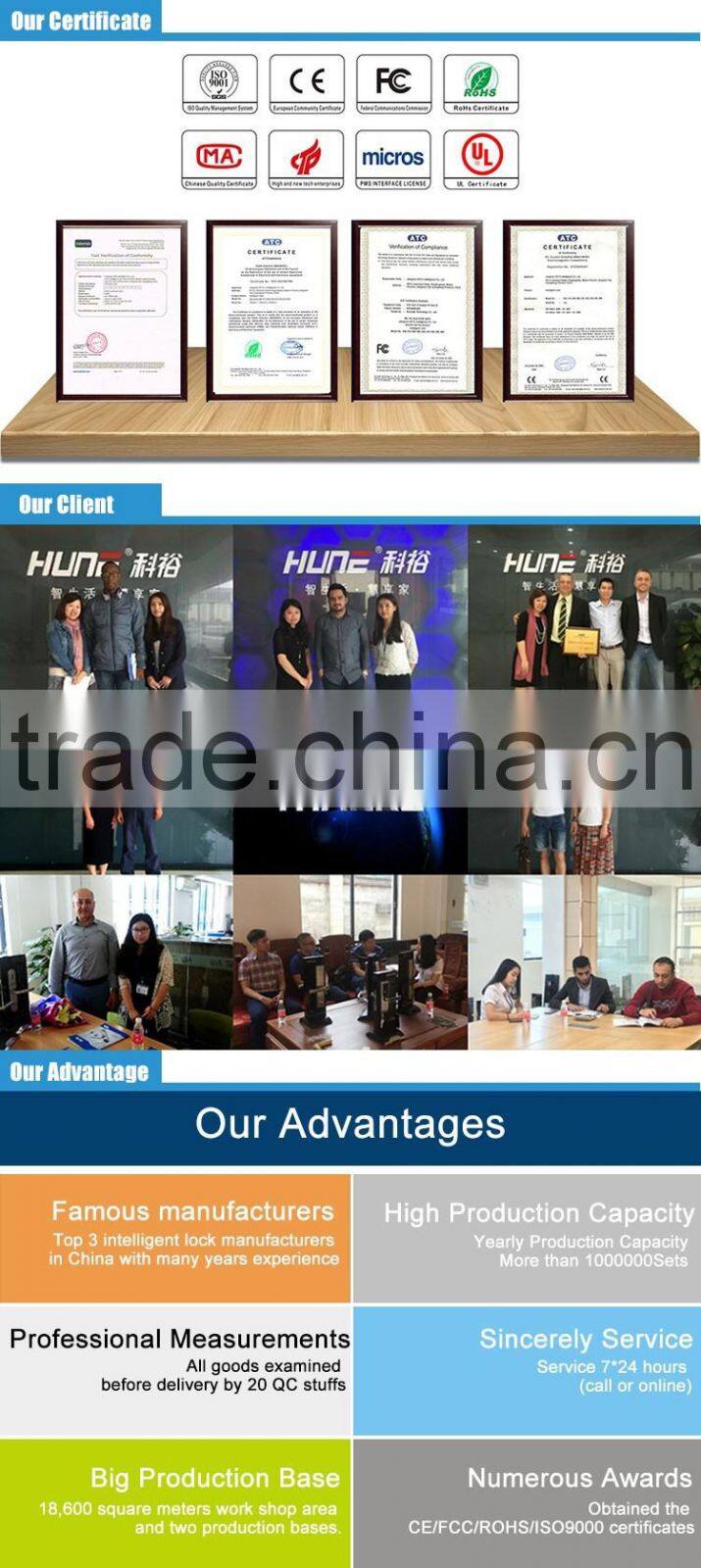 new design digital hotel lock with rfid lock system