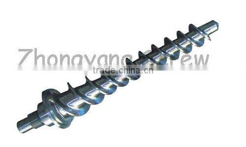 screw and barrel for rubber extruder machine/ cold feed, hot feed, pin screw and barrel