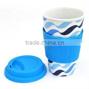 fashion high quality silicone coffee cup covers