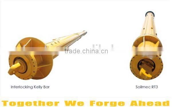 Bauer baby drill rig telescoping friction kelly bar