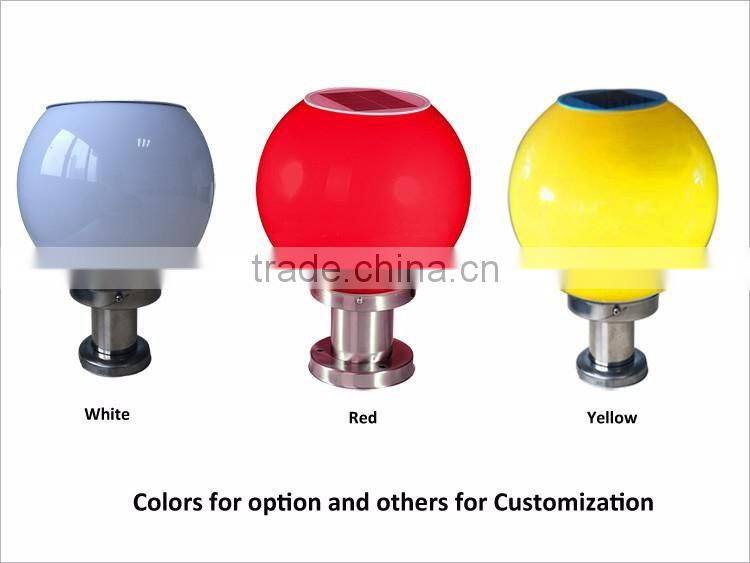 China factory wholesale solar garden light pmma lampshade material