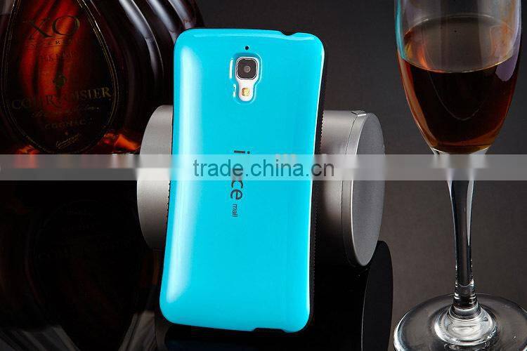2014 New arrival iface mall Case For Xiaomi 4, Anti Shock Hybrid Glossy Protective Cover for Xiaomi 4