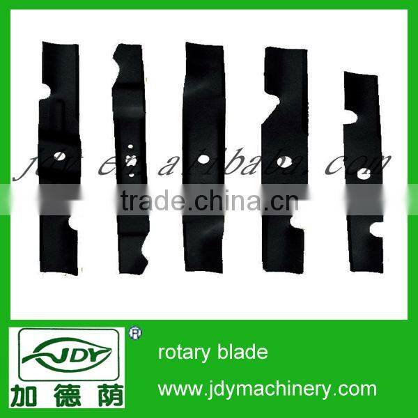 high lift notched lawn mower blade