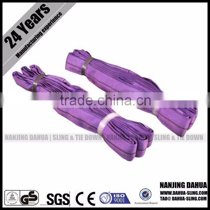Nanjing Dahua pipeline sling Endless pipe lifting straps CE SGS ISO