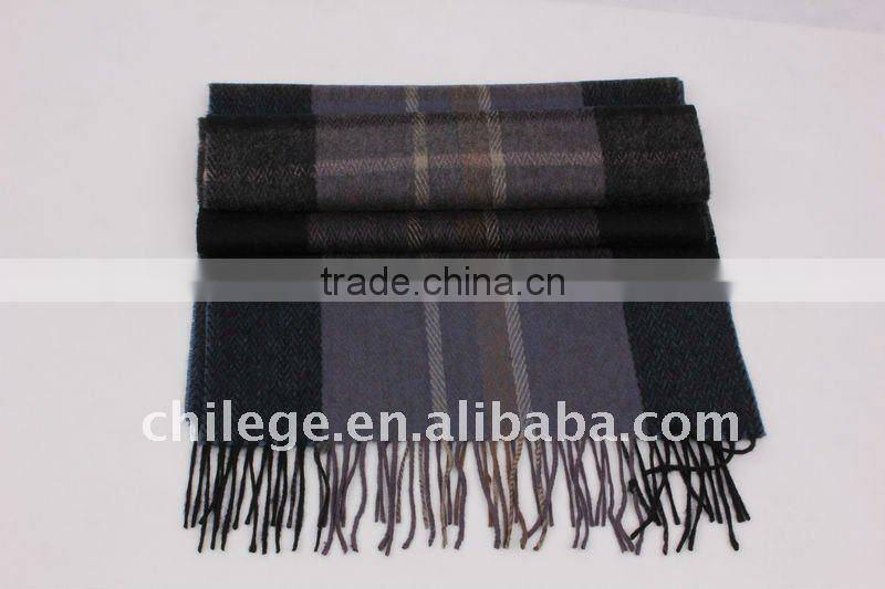 Men cashmere scarf winter men scarf checked men scarf stoles and shawls fleece set