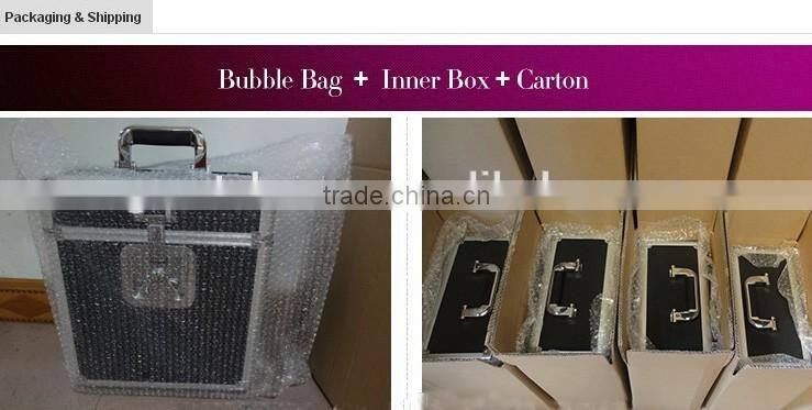 Soft cosmetic case - soft cometic bag- Leather Beauty Cosmetic Makeup Vanity Case