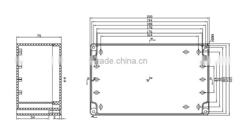 IP67 Waterproof Electronic Plastic Enclosure