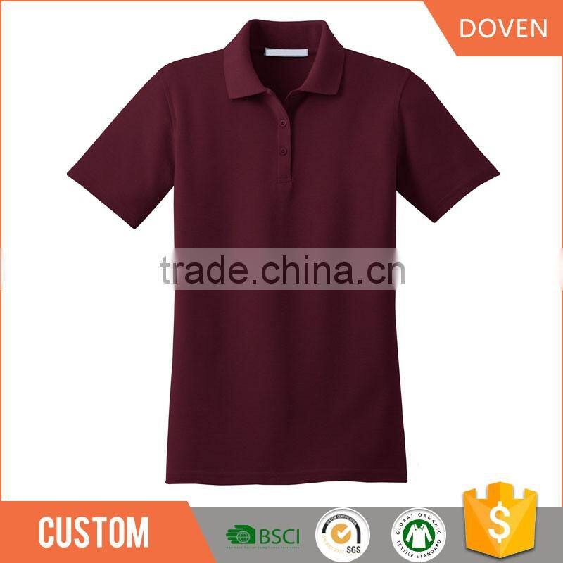 Men's slim fit blank polo t shirt