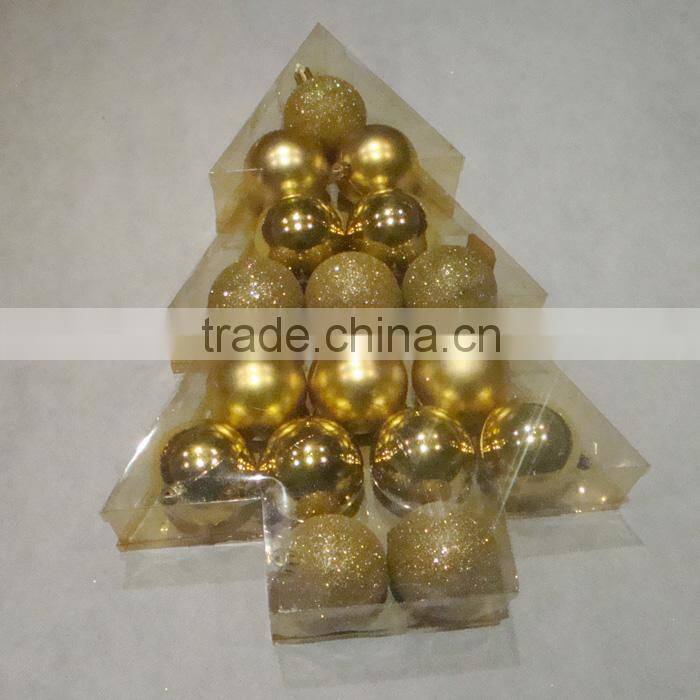 6cm Shinning Color Christmas Tree Ornaments