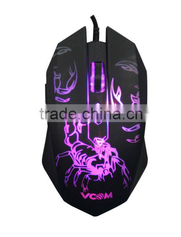 VCOM High Quality 6D Colorful Changing LED light Gaming Mouse