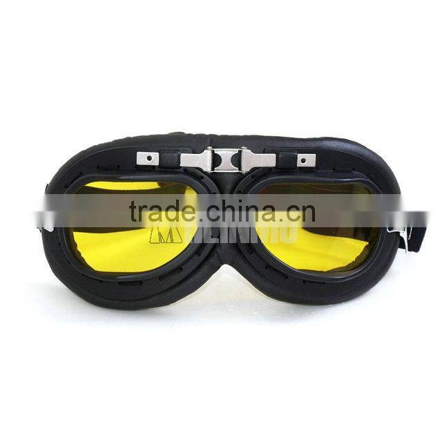 5 lens Black frame Flexible Adult Motorcycle Motocross Bike riding Cross Goggles helmet glasses