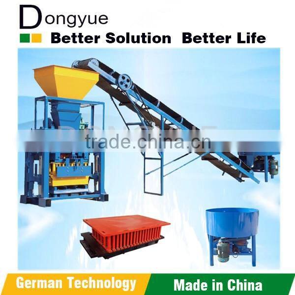 New QT4-30 small investment diesel power concrete block forming machine price