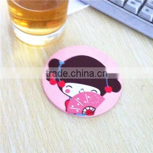 anti slip Non-toxic silicone rubber drink coasters china supplier
