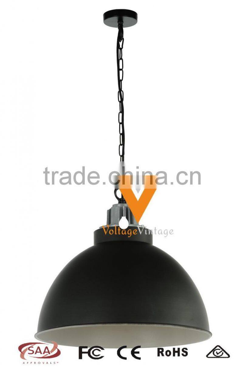 Manufacturer's Premium Industrial Bowl Chain Pendant Light Barn Loft Style Ceiling Light Kitchen Hanging Lamp