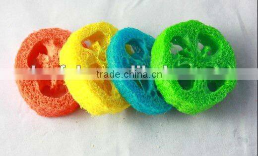 Breath freshening loofah pet toy for samll animal