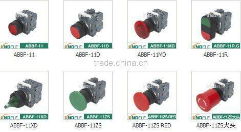 dual electrical push button switch silver contacts ABBF-11R