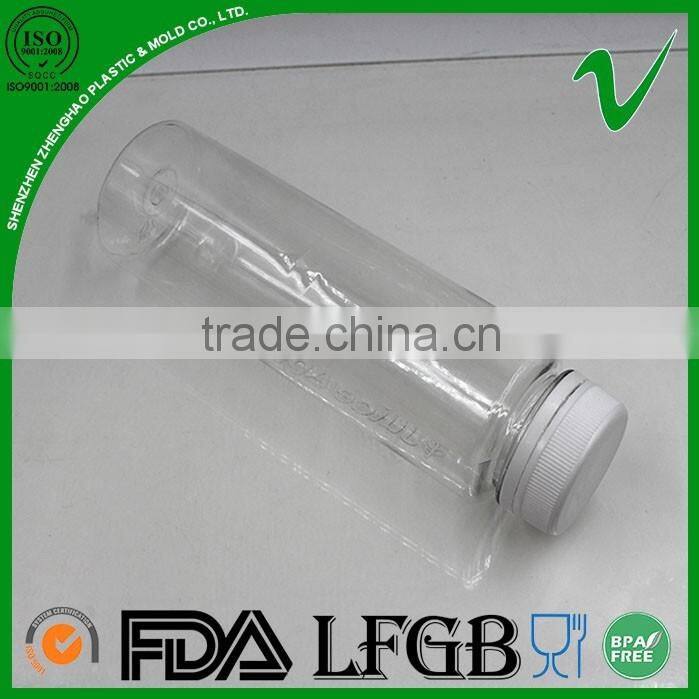 PET empty plastic FDA standard juice bottle with high quality