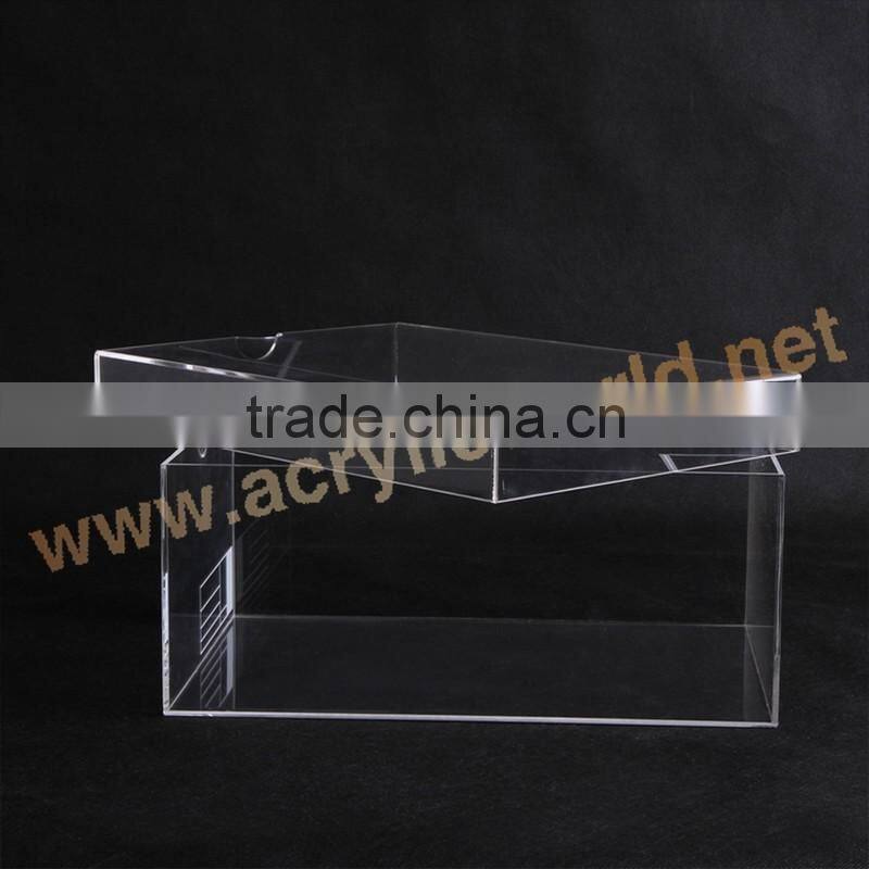 clear acrylic nike shoe boxes/ nike shoes display box