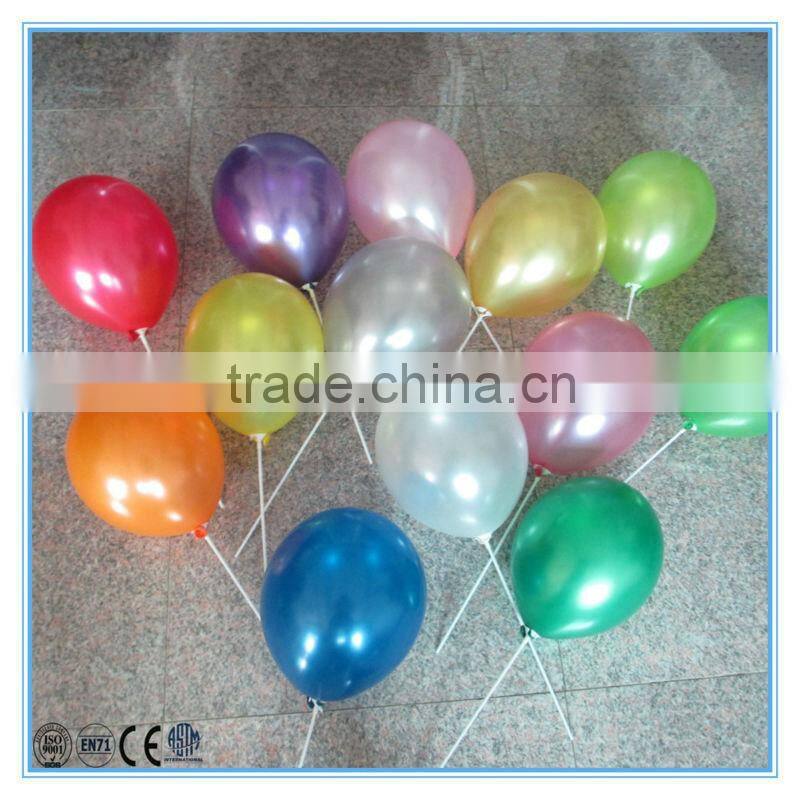 metallic color latex balloons