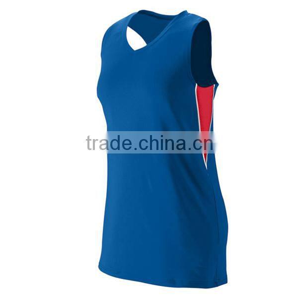 hot sale women sleeveless acid green beach volleyball jerseys