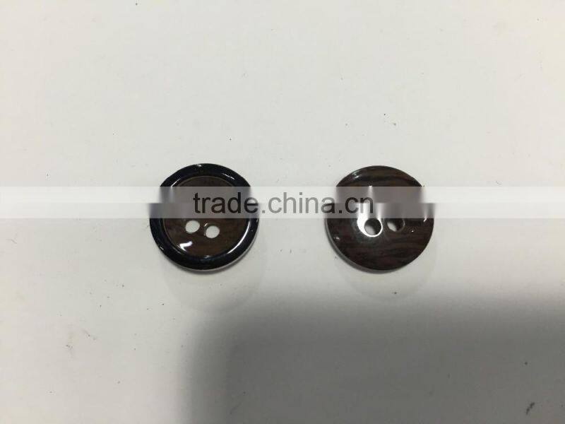 panel veneer resin buttons for garments accessory