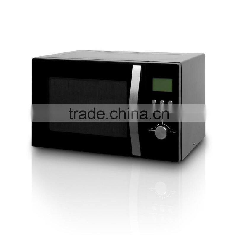 28L Microwave Oven with retro style, 60 minute digital timer