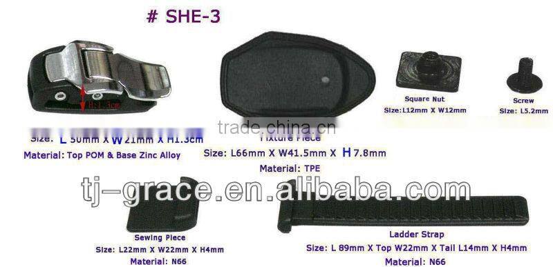 Bike, Bag, Shoe adjustable ratchet buckles