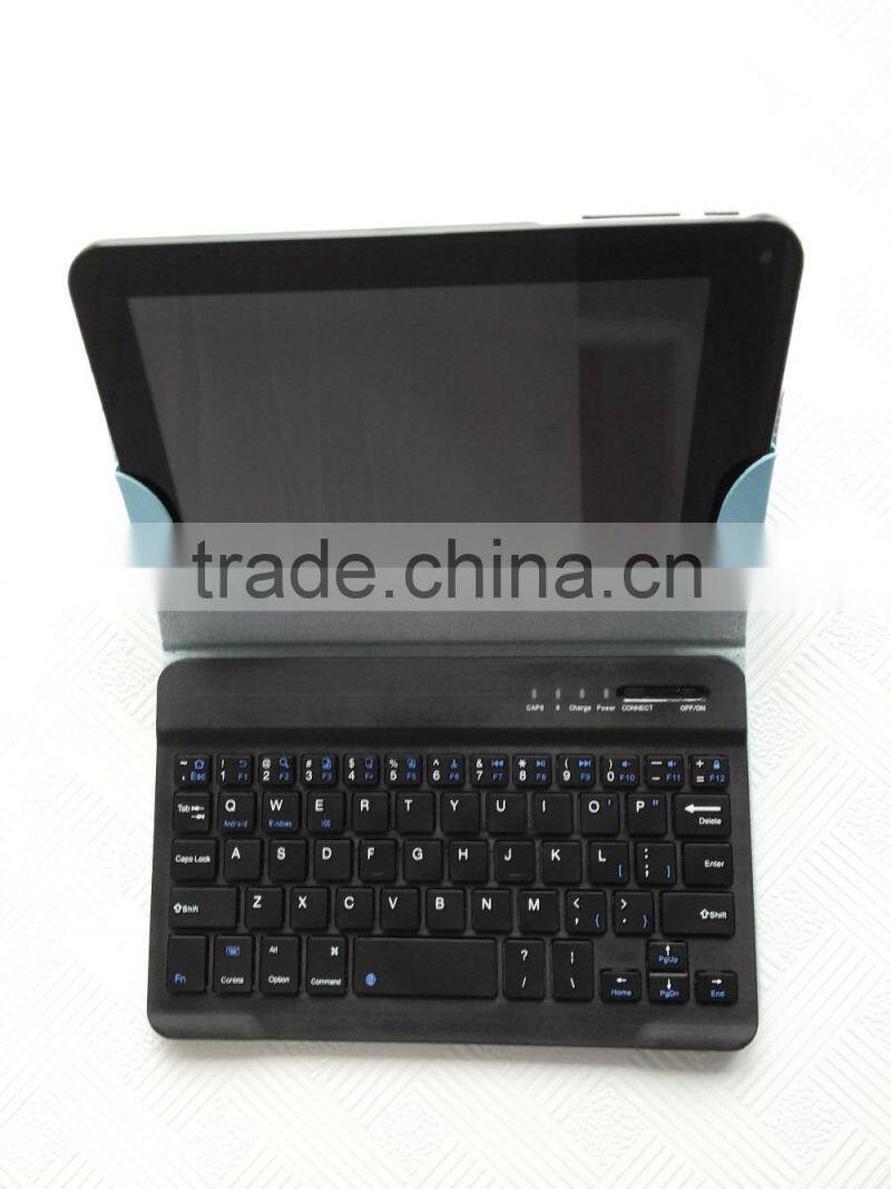 new fashion bluetooth keyboard case for ipad 7 inch