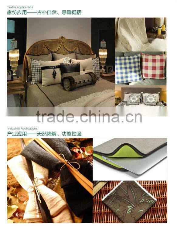 Yarn Dyed Ramie Cotton Interwoven Fabric For Shirt/dress