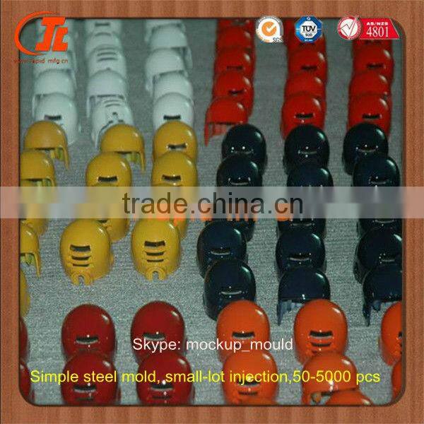 China plastic pipe clamps plastic injection molding short run production manufacture