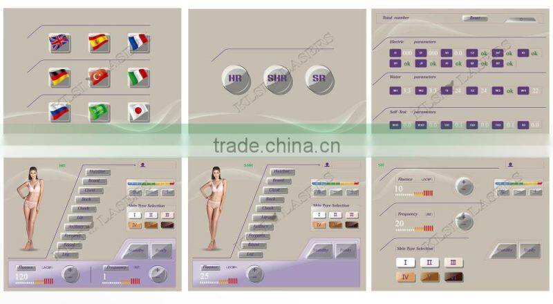 portable personal 300w 808nm diode lazer hair removal beauty machine with high power laser bars