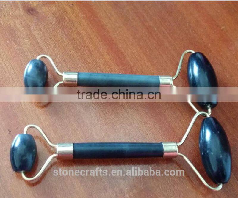 traveling gift jade stone crafts face massager roller