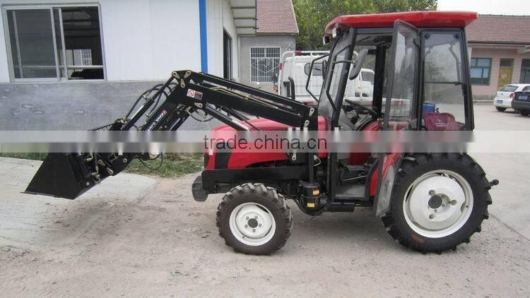 china 4x4wd farm tractor with loader and forks