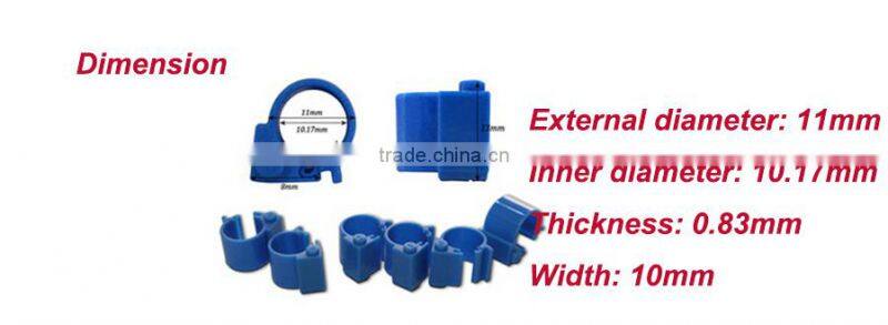 Hot Sell Plastic RFID Lf/Hf/UHF Pigeon Foot Tag for Animal Racing Tracking