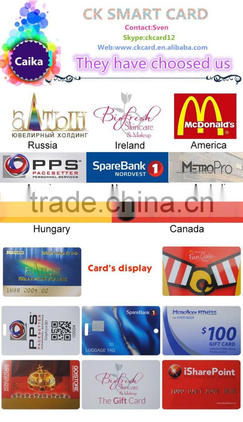 Quality Assurance! Custom Eco-friendly plastic student/employee ID card printing in big discount