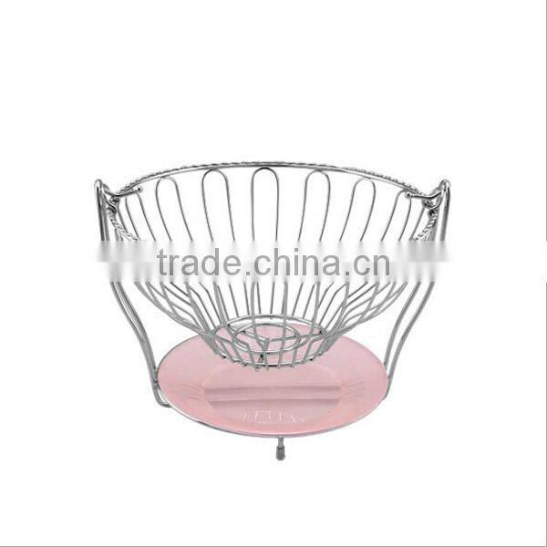 Chrome Fruit Bowl Basket